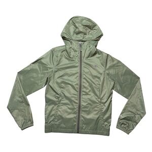 The North Face WindWall Jacket Sage Green Hooded Windbreaker NF0A2VCZ Sz Small